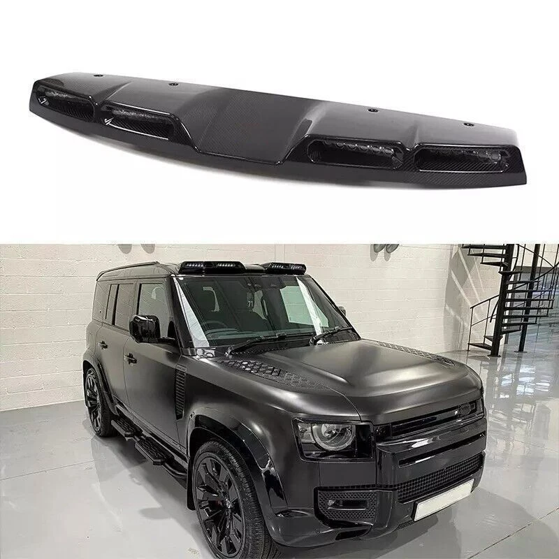 Fits For LR Defender 130 2022 2023 Carbon Fiber Roof Spoiler Lamp LED Light Bar
Fits For LR Defender 130 2022 2023 Carbon Fiber Roof Spoiler Lamp LED Light Bar