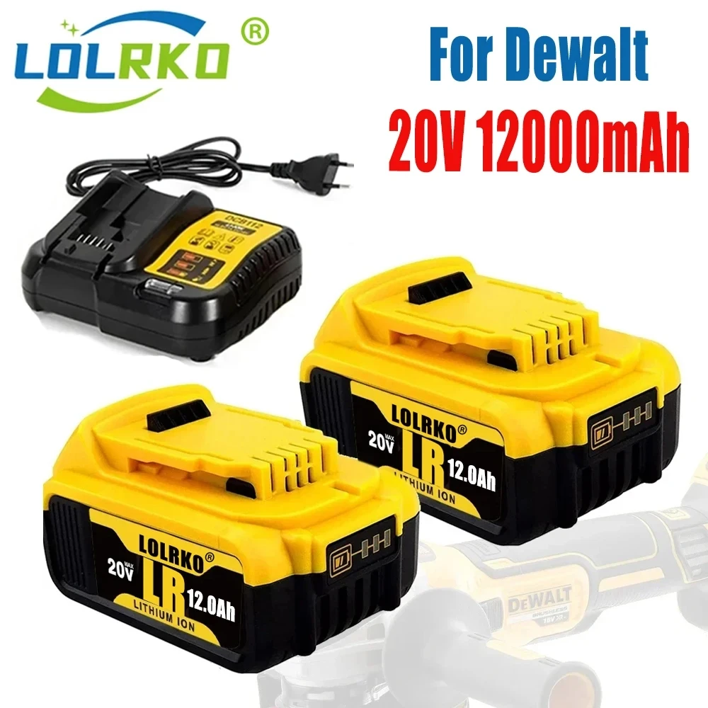 Литий-ионный аккумулятор 20 в 12 Ач для электроинструментов Dewalt, сменный DCB205 DCB201 DCB203
Литий-ионный аккумулятор 20 в 12 Ач для электроинструментов Dewalt, сменный DCB205 DCB201 DCB203