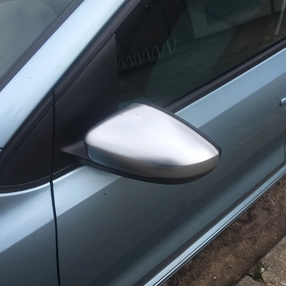 Car Mirror Cover For VW Polo 6R 6C 2009-2017 Matte Chrome Silver Rearview Mirror Cover Protection Cap Car Styling
Car Mirror Cover For VW Polo 6R 6C 2009-2017 Matte Chrome Silver Rearview Mirror Cover Protection Cap Car Styling
