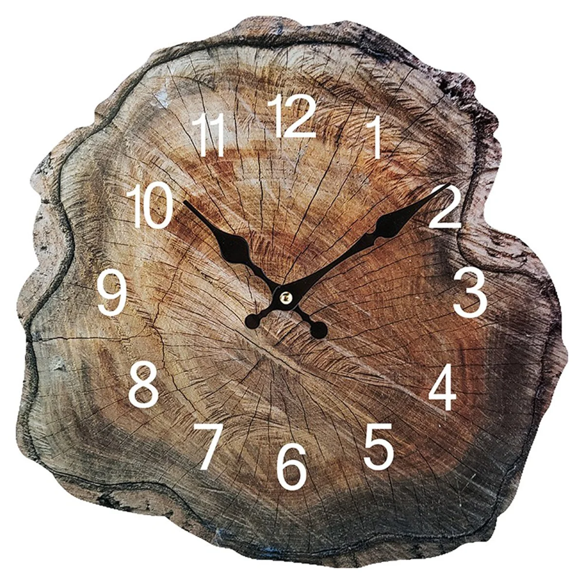 12 Inch Simulation Annual Ring Wooden Wall Clock Old Wood Grain Silent Clocks Watch Living Room Home Office Decorations
12 Inch Simulation Annual Ring Wooden Wall Clock Old Wood Grain Silent Clocks Watch Living Room Home Office Decorations