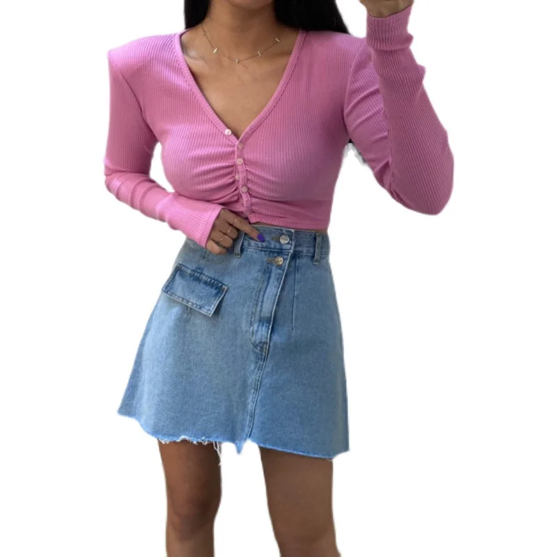 A Line Denim Mini Skirt Vintage Washed High Waist Cotton Women Summer Fashion Skirt
A Line Denim Mini Skirt Vintage Washed High Waist Cotton Women Summer Fashion Skirt