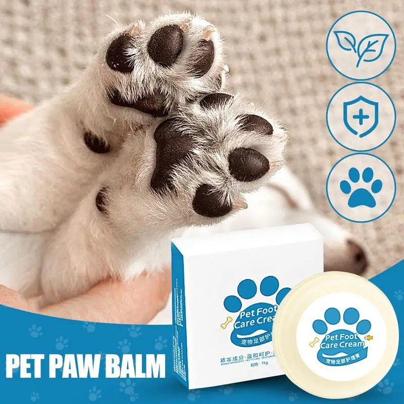 

Paw Soother Balm 15g Natural Cream Butter Cat & Dog Paw Wax Licksafe Moisturizing Paw Pad Lotion Paw Protectors For Dry Paws