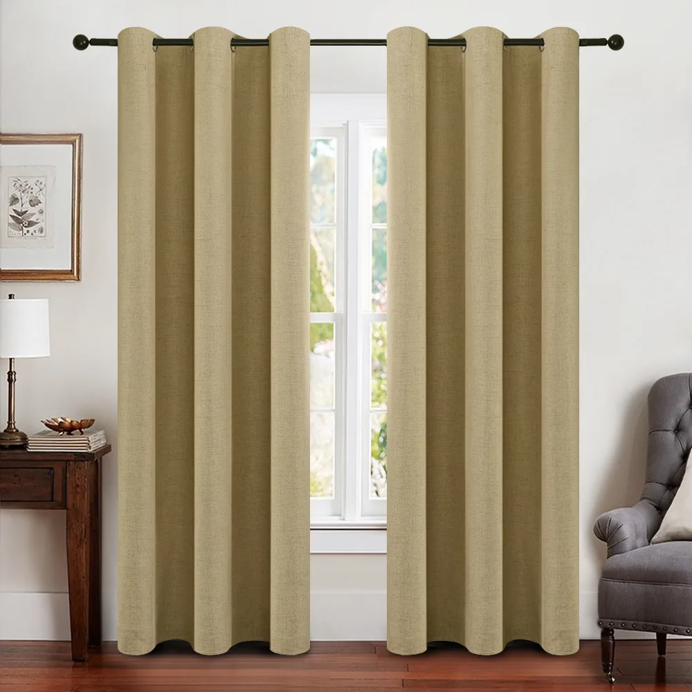 Linen Double Layer Full Blackout Curtains Nordic Style Solid Color Curtain for Curtains for Living Room Bedroom
Linen Double Layer Full Blackout Curtains Nordic Style Solid Color Curtain for Curtains for Living Room Bedroom