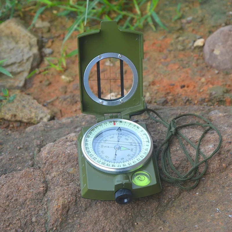 Professional outdoor multifunctional compass American army green foldable with luminous north pointer
Professional outdoor multifunctional compass American army green foldable with luminous north pointer