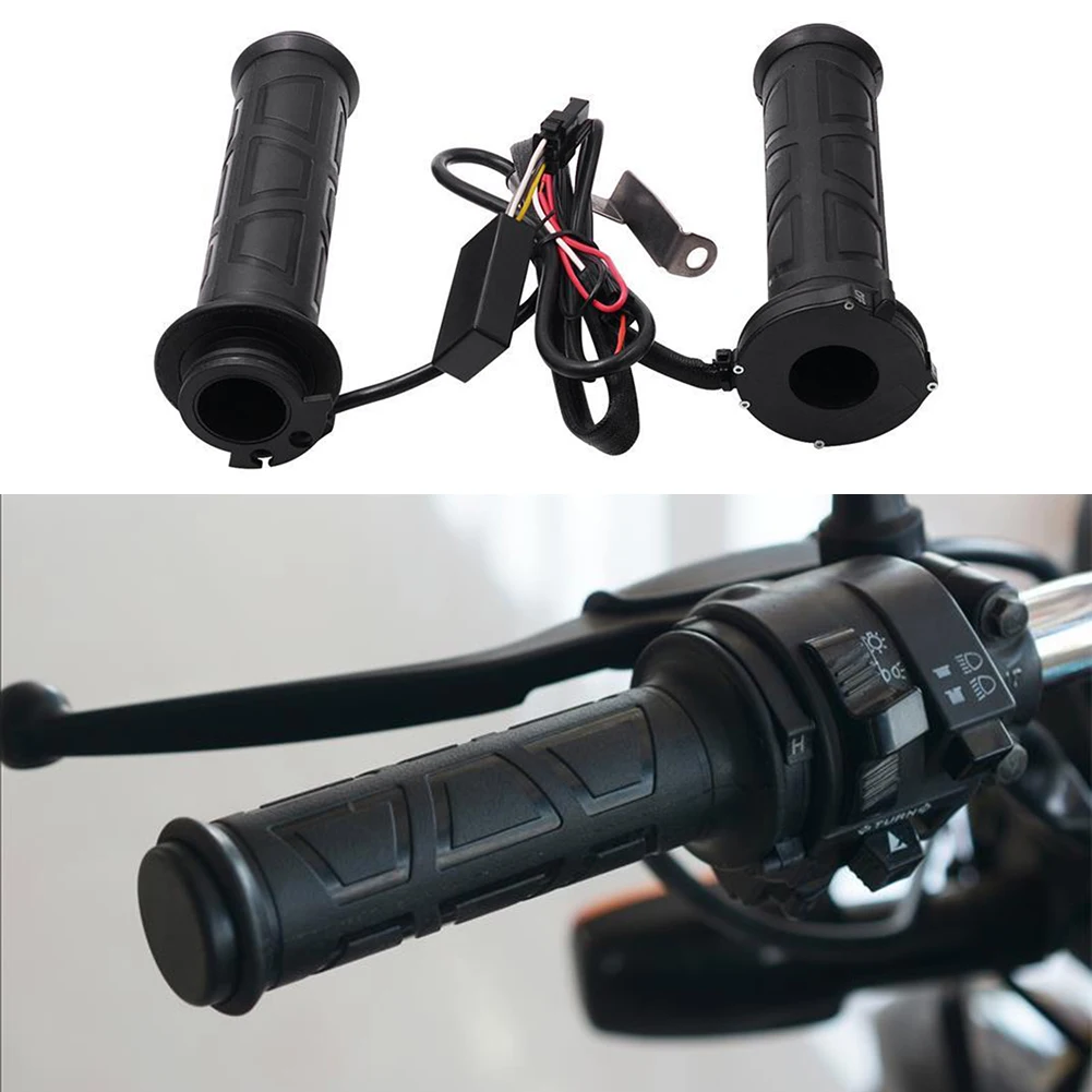 Motorcycle Heated Grips 1 Set 127*36mm 12V 12W-24W 22mm Durable In Use Easy To Use Fine Workmanship Replacement
Motorcycle Heated Grips 1 Set 127*36mm 12V 12W-24W 22mm Durable In Use Easy To Use Fine Workmanship Replacement