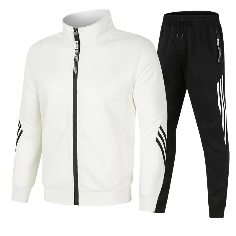 

Спортивный костюм, весна-осень 2024, одежда для бега и фитнеса, кардиган с воротником-стойкой, толстовка с капюшоном из Твила, повседневные брюки, комплект из двух предметов
