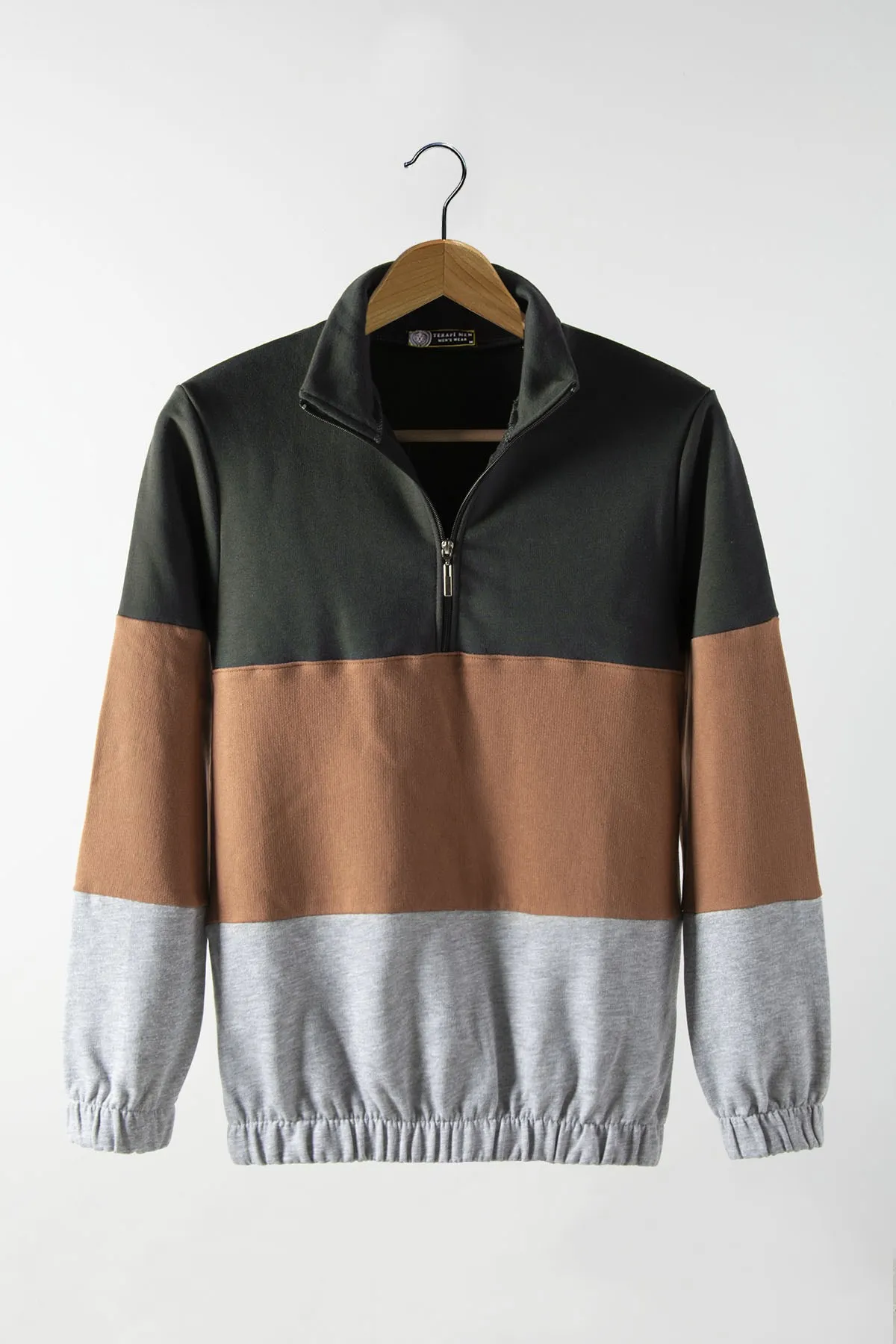 Терапевтический мужской унисекс трёхблочный Повседневный свитшот с молнией 21K-5200456 Kahverengi
Терапевтический мужской унисекс трёхблочный Повседневный свитшот с молнией 21K-5200456 Kahverengi