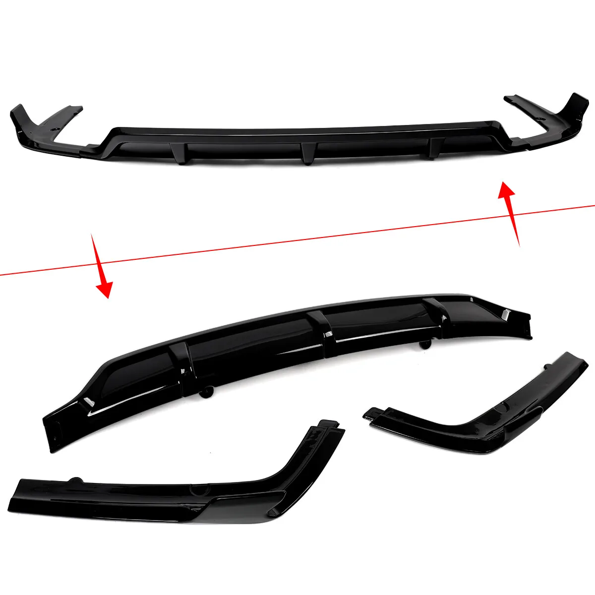 Replace FOR BMW X7 GLOSS BLACK Bumper Surround G07 Sport 4-door 2023 2024 FRONT SPLITTER REAR DIFFUSER SPOILER BODY KIT Refit Replace FOR BMW X7 GLOSS BLACK Bumper Surround G07 Sport 4-door 2023 2024 FRONT SPLITTER REAR DIFFUSER SPOILER BODY KIT Refit
