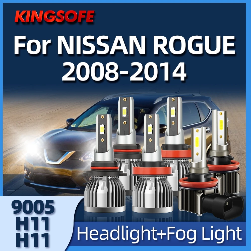 KINGSOFE Led With Fan Headlight 9005 H11 Lights 6000K CSP Lamps For NISSAN ROGUE 2008 2009 2010 2011 2012 2013 2014
KINGSOFE Led With Fan Headlight 9005 H11 Lights 6000K CSP Lamps For NISSAN ROGUE 2008 2009 2010 2011 2012 2013 2014