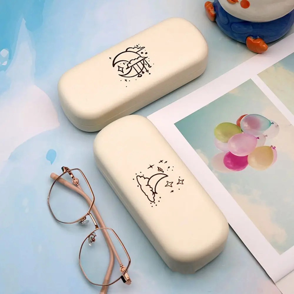 

Square PU Leather Eyewear Protector Containers Cartoon Eyeglass Hard Box Glasses Box Reading Glasses Case Spectacle Case