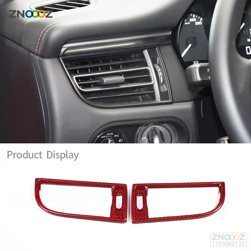 For Porsche Macan 2014-2022 Real Carbon Fiber Car Center Console Air Conditioner Side Air Outlet Decorative Interior Accessories
For Porsche Macan 2014-2022 Real Carbon Fiber Car Center Console Air Conditioner Side Air Outlet Decorative Interior Accessories