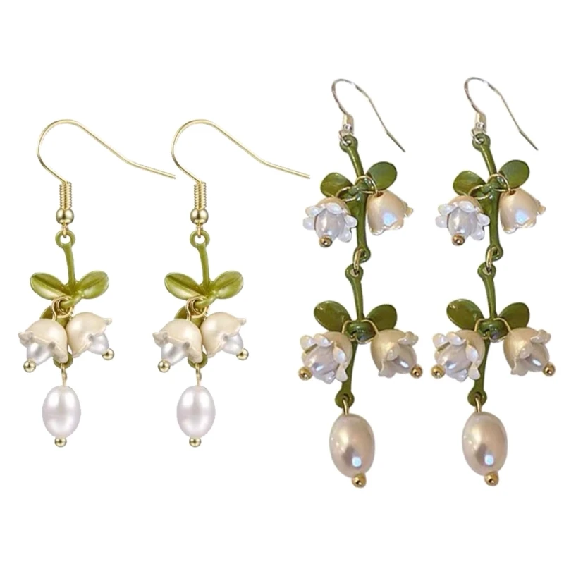 Delicate Floral Earrings for Women Exquisite Orchids Flower Dangle Earring for Women Birthday Jewelry Hook Earrings
Delicate Floral Earrings for Women Exquisite Orchids Flower Dangle Earring for Women Birthday Jewelry Hook Earrings