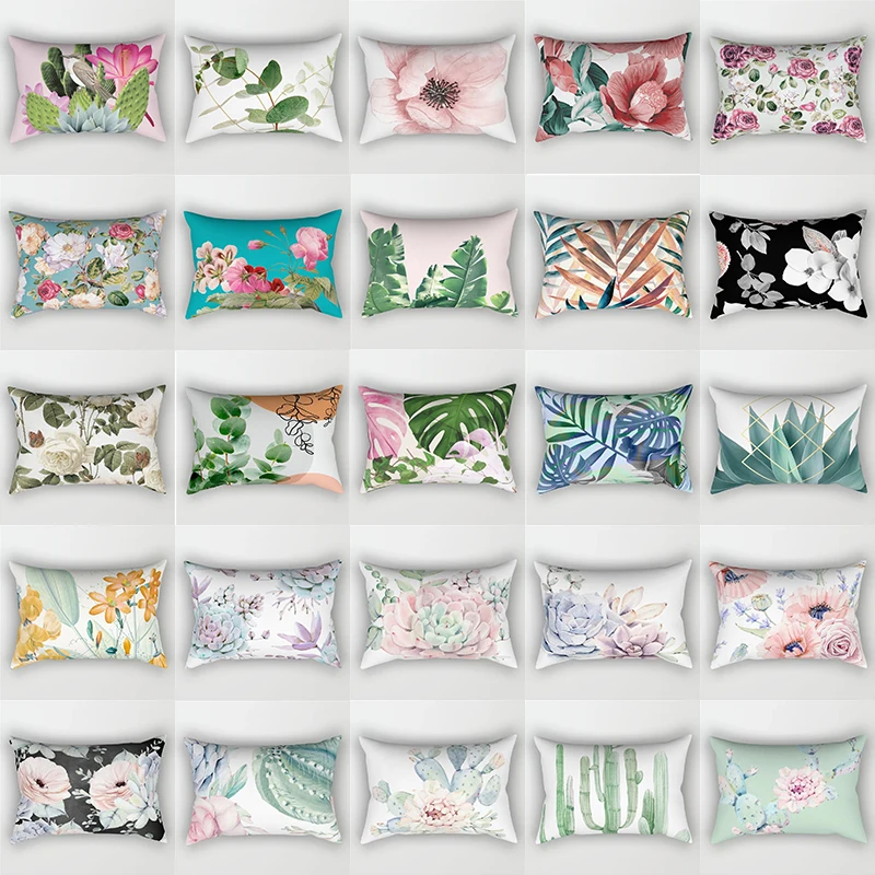 30x50cm Green Tropical Foliage Plant Pillow Cover Cactus Flower Cushion Modern Bohemian Car Sofa Living Room Home Decor
30x50cm Green Tropical Foliage Plant Pillow Cover Cactus Flower Cushion Modern Bohemian Car Sofa Living Room Home Decor