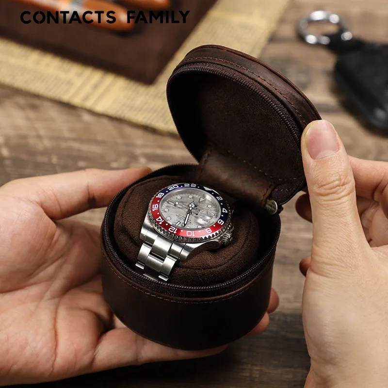 Retro Single Watch Case Carrying Storage Box Men Zipper Watch Organizer Travel Jewelry Display Boxes Watches Holder Accessory
Retro Single Watch Case Carrying Storage Box Men Zipper Watch Organizer Travel Jewelry Display Boxes Watches Holder Accessory