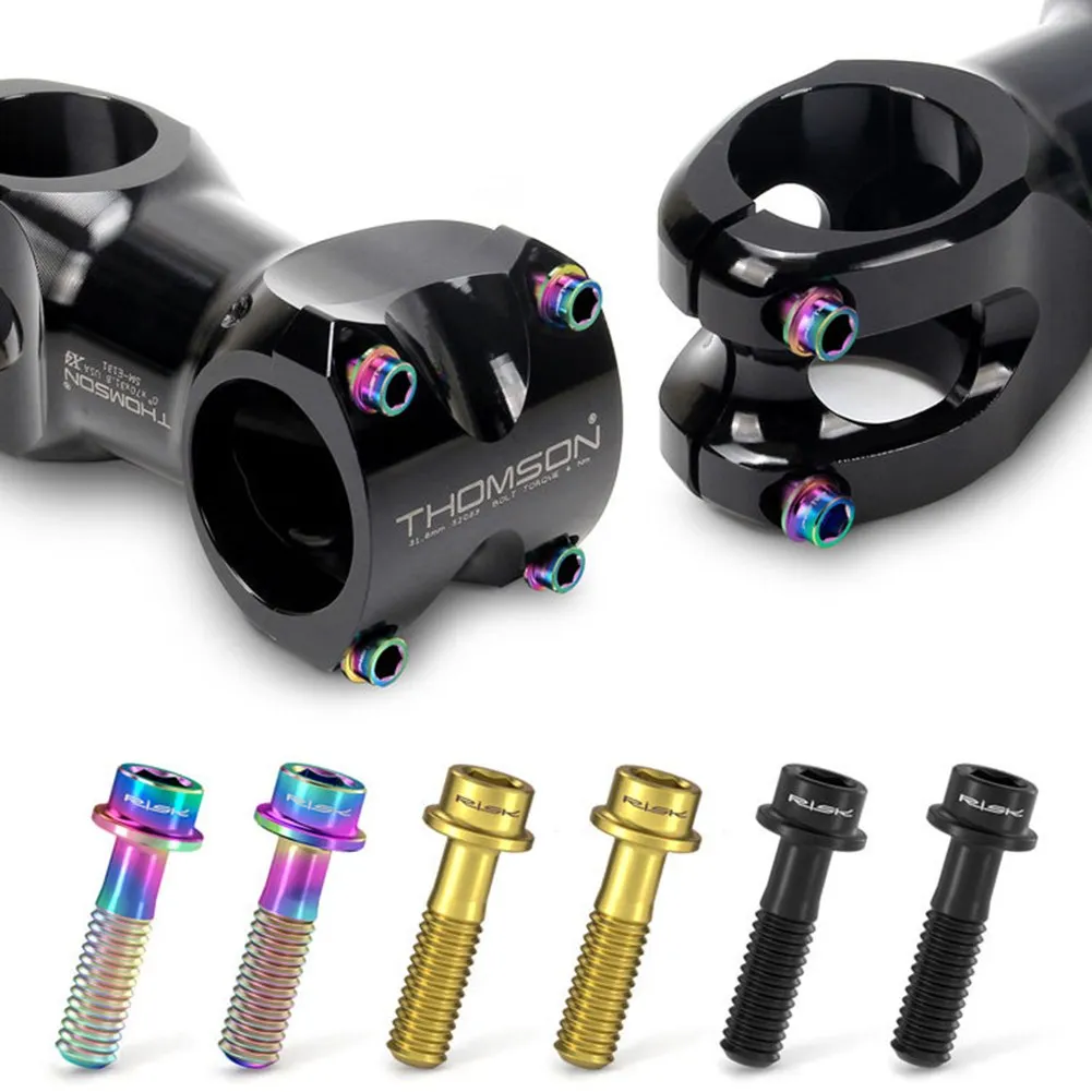 M5x16mm M5x18mm Bicycle Stem Screws Titanium Alloy Stem Screw For Bike Stem And Front Fork Fixing Screw 6pcs Bicycle Screws
M5x16mm M5x18mm Bicycle Stem Screws Titanium Alloy Stem Screw For Bike Stem And Front Fork Fixing Screw 6pcs Bicycle Screws