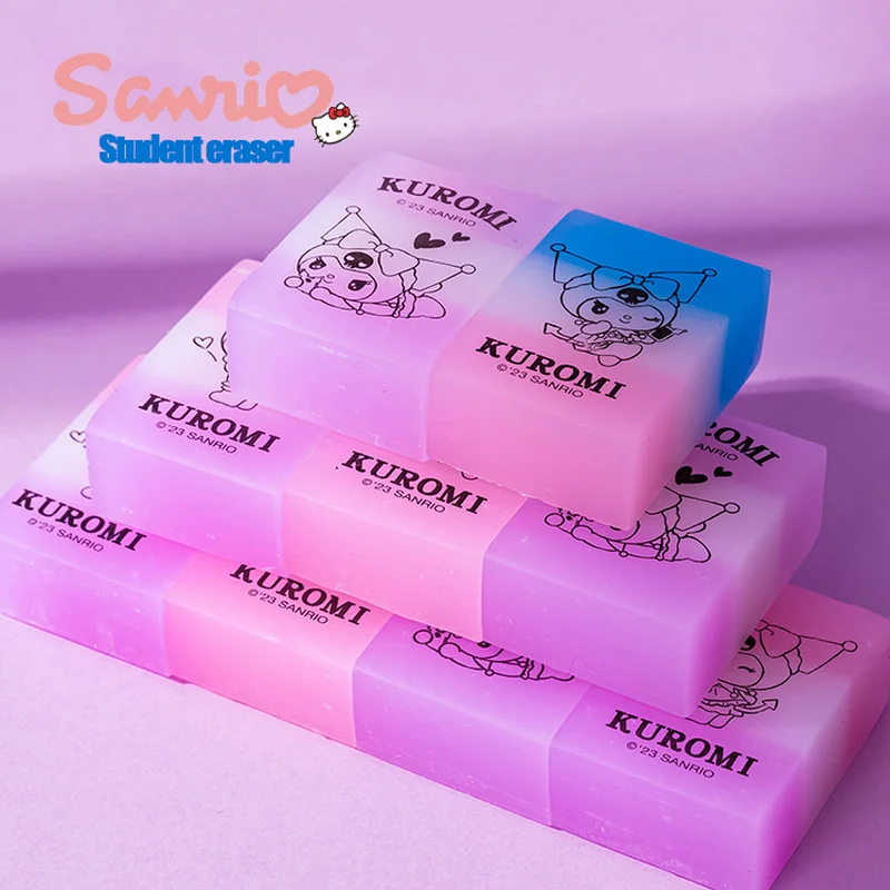 Sanrio Anime Kuromi Jelly Gradient Eraser Creative Simple Cartoon Pattern Student Eraser Learning Office Stationery Wholesale
Sanrio Anime Kuromi Jelly Gradient Eraser Creative Simple Cartoon Pattern Student Eraser Learning Office Stationery Wholesale