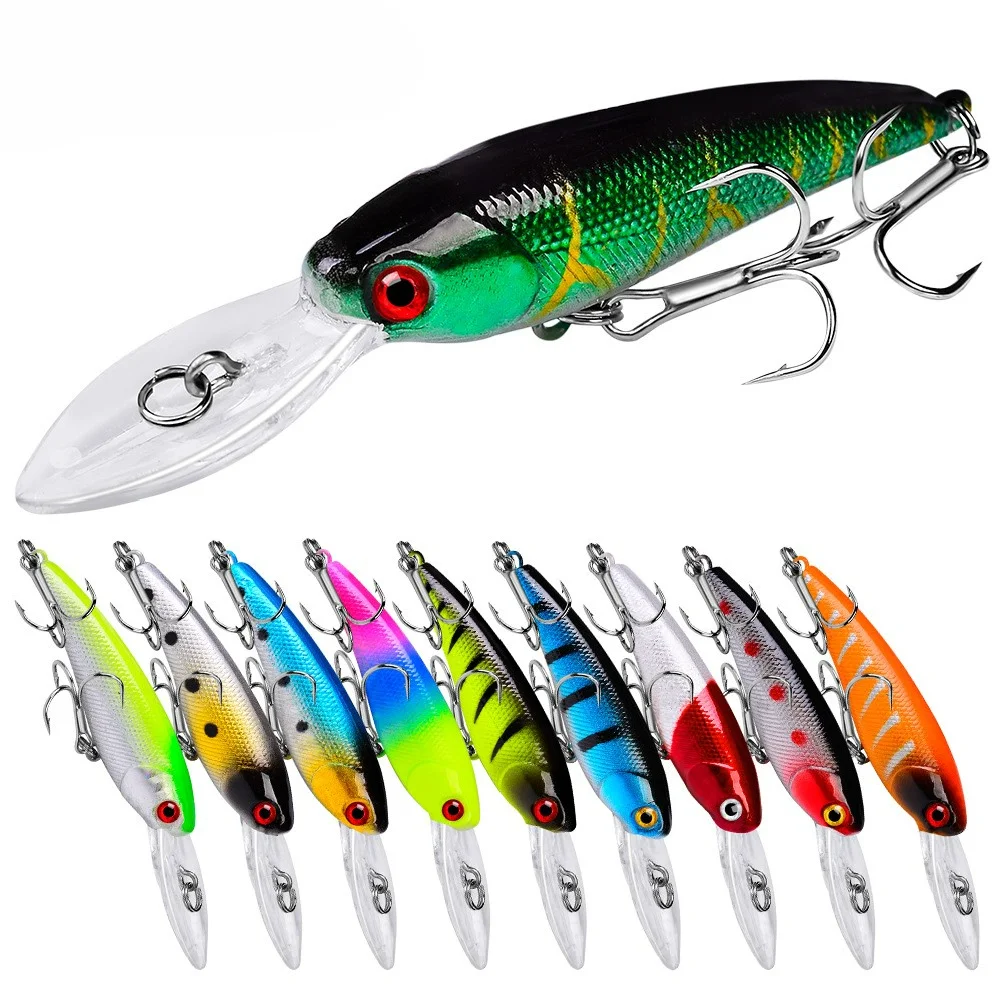 Artificial Hard Lure Bait Baits 9cm 8.3g Fishing Accessories Minnow Sea Lures Wobblers for Pike Black Carp Goods Spinning Tools
Artificial Hard Lure Bait Baits 9cm 8.3g Fishing Accessories Minnow Sea Lures Wobblers for Pike Black Carp Goods Spinning Tools