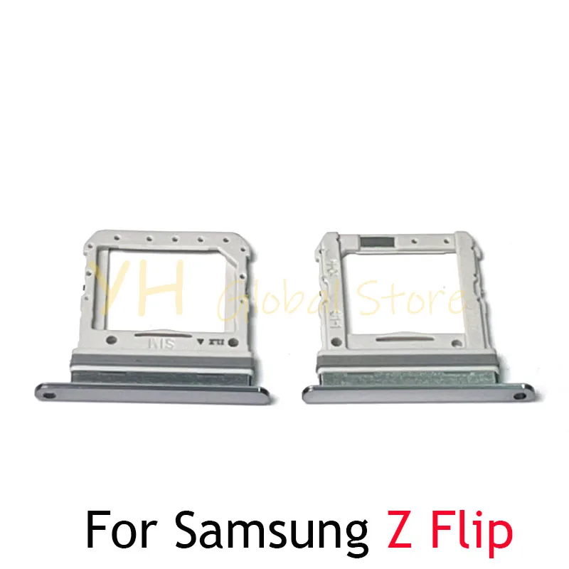 

For Samsung Galaxy Z Flip 2 3 4 Flip2 Flip3 Flip4 Sim Card Board Micro SD Card Reader Adapters Repair Parts