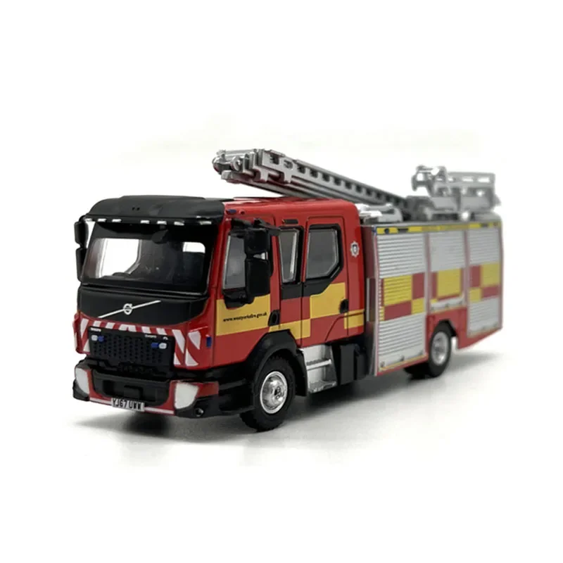 

1:76 Scale Diecast Alloy FL Emergency Fire Truck Rescue Vehicle Model Classic Adult Toy Collectible Gift Souvenir Static Display