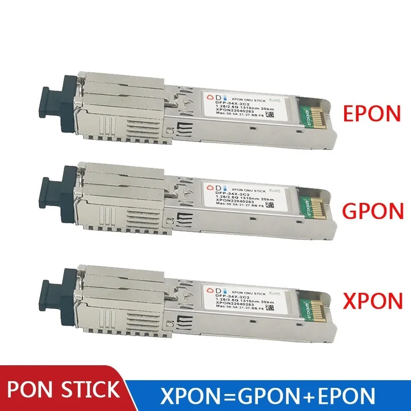 

Новинка, PON STICK EPON GPON XPON SFP ONU Stick с MAC PPPoE IPoE HGU SC разъем c DDM pon модуль 1490/1,25 нм Гбит/с 802.3ah