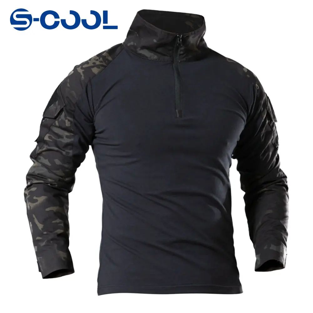 Tactical Hiking T-Shirts Men Combat Military Army CP Camouflage Long Sleeve Hunting Climbing Shirt Cotton Outdoor Sport Clothes
Tactical Hiking T-Shirts Men Combat Military Army CP Camouflage Long Sleeve Hunting Climbing Shirt Cotton Outdoor Sport Clothes