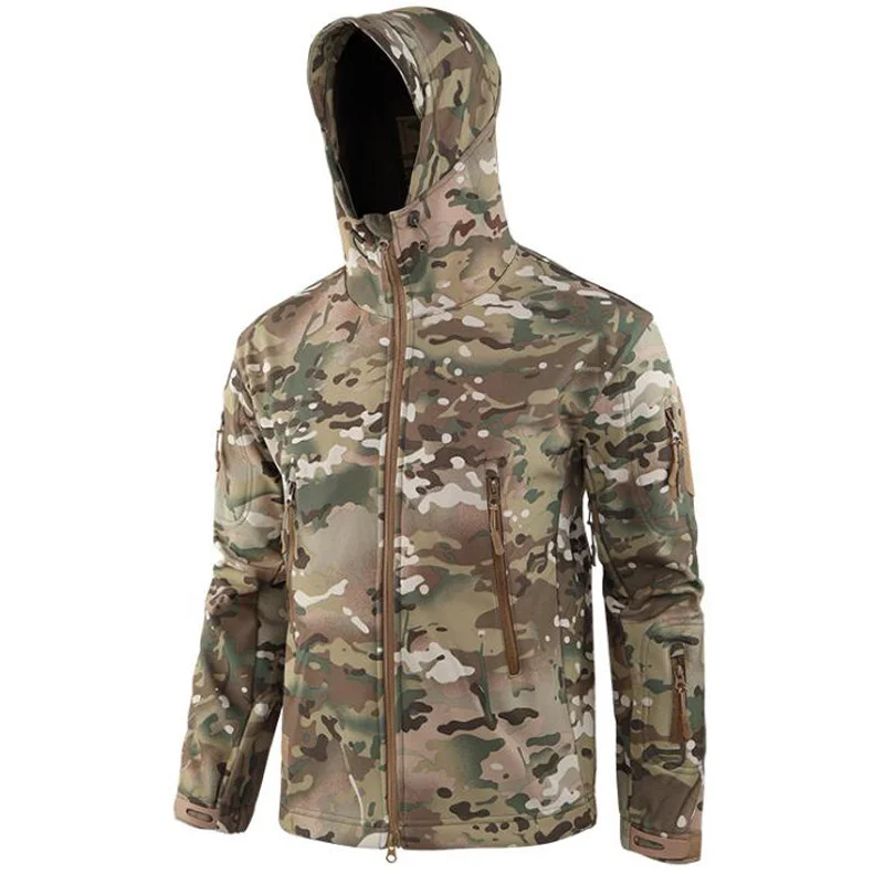 

Jacket Lurker Shark Skin Soft Shell V5 Military Tactical Jackets Men Outdoor Waterproof Windproof Coat Army Camo CP ACU Clothing