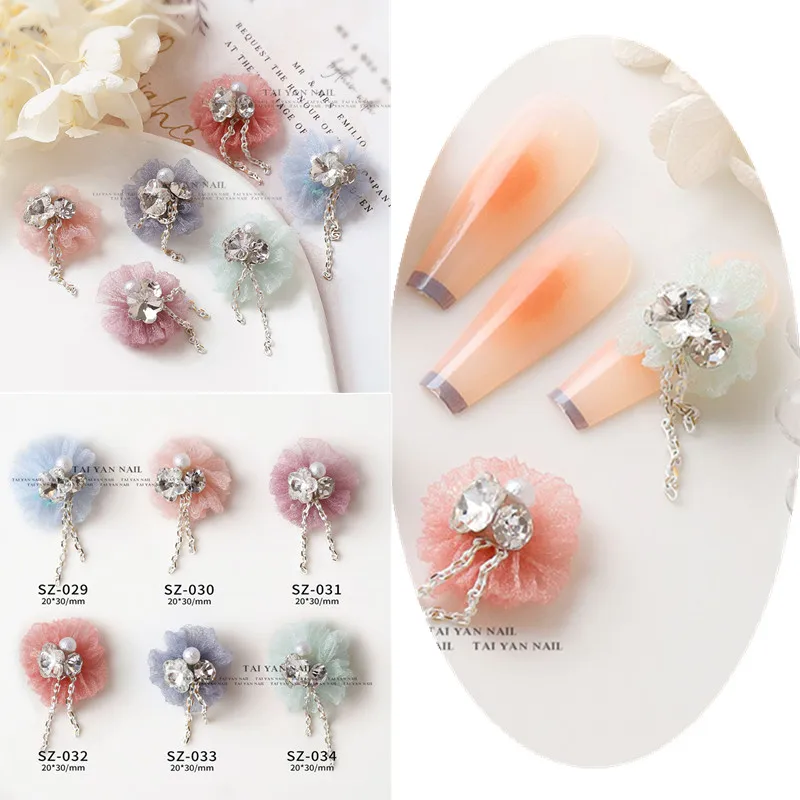 1Pcs Lace Pendant Pearl Diamond Nail Art Charms 3D Crystal Pearl Nail Art Jewelry Metal Pendants Chain Flowers Series Accessorie
1Pcs Lace Pendant Pearl Diamond Nail Art Charms 3D Crystal Pearl Nail Art Jewelry Metal Pendants Chain Flowers Series Accessorie