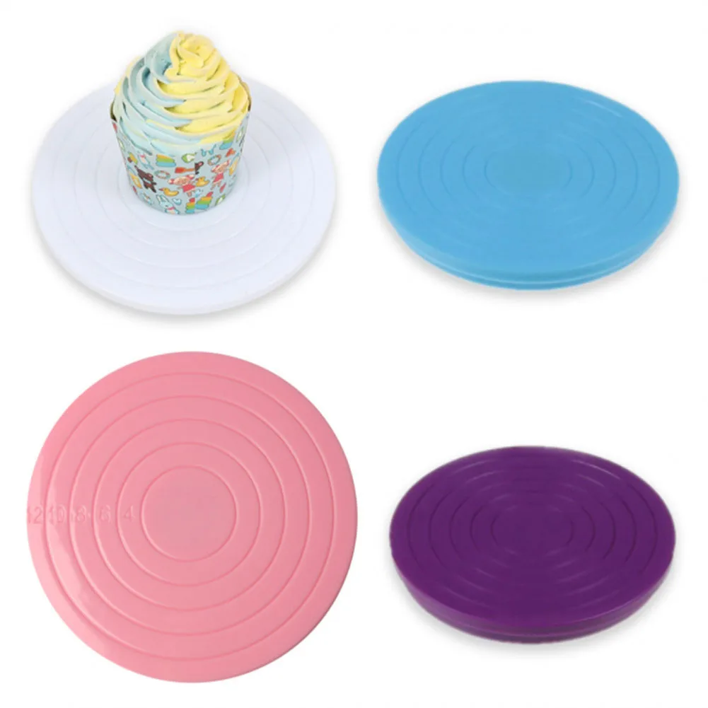 Cake Rotary Table Mini Plastic Fondant Cake Turntable Revolving Platform Round Cookie Stand Rotating Home Kitchen Accessories
Cake Rotary Table Mini Plastic Fondant Cake Turntable Revolving Platform Round Cookie Stand Rotating Home Kitchen Accessories