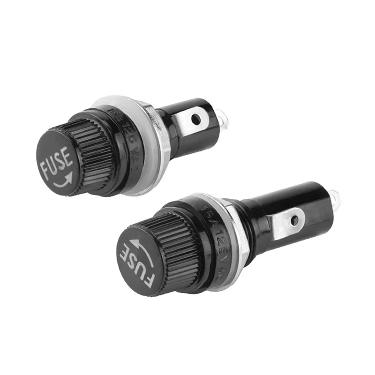 Прочные держатели плавкого предохранителя, зеркальный держатель плавкого предохранителя для стеклянных трубок, предохранители 5x20 мм 6x30 мм 
Прочные держатели плавкого предохранителя, зеркальный держатель плавкого предохранителя для стеклянных трубок, предохранители 5x20 мм 6x30 мм