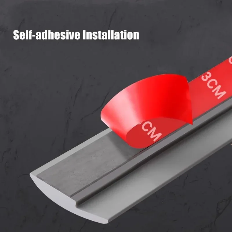 

PVC Self-adhesive Protective Floor Mat Flat Button Strip Strips Fit 3~10mm Flooring Threshold Seam Edge Trim Home Decoration