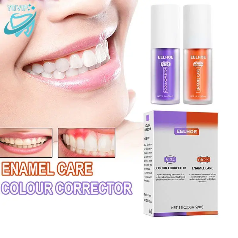 Color Correcting Teeth Whitening Toothpaste Oral Cleaning Repair Fresh Breath Herbal Stain Removal Beauty Health
Color Correcting Teeth Whitening Toothpaste Oral Cleaning Repair Fresh Breath Herbal Stain Removal Beauty Health