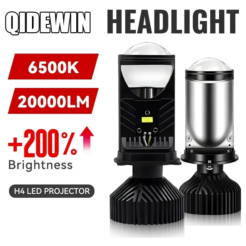 80W Car Headlight Mini Lens H4 LED Projector Bulb 6000K 18000LM 12V Auto Motorcycles HeadLamp High Low Beam
80W Car Headlight Mini Lens H4 LED Projector Bulb 6000K 18000LM 12V Auto Motorcycles HeadLamp High Low Beam