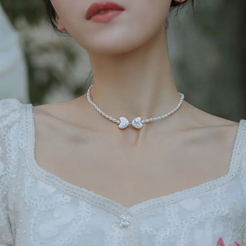 Цепочка женская с натуральным пресноводным жемчугом, ожерелье заполненное золотом 14 карат, романтическое украшение с любовным сердцем, свадебный подарок, не выцветает
Цепочка женская с натуральным пресноводным жемчугом, ожерелье заполненное золотом 14 карат, романтическое украшение с любовным сердцем, свадебный подарок, не выцветает