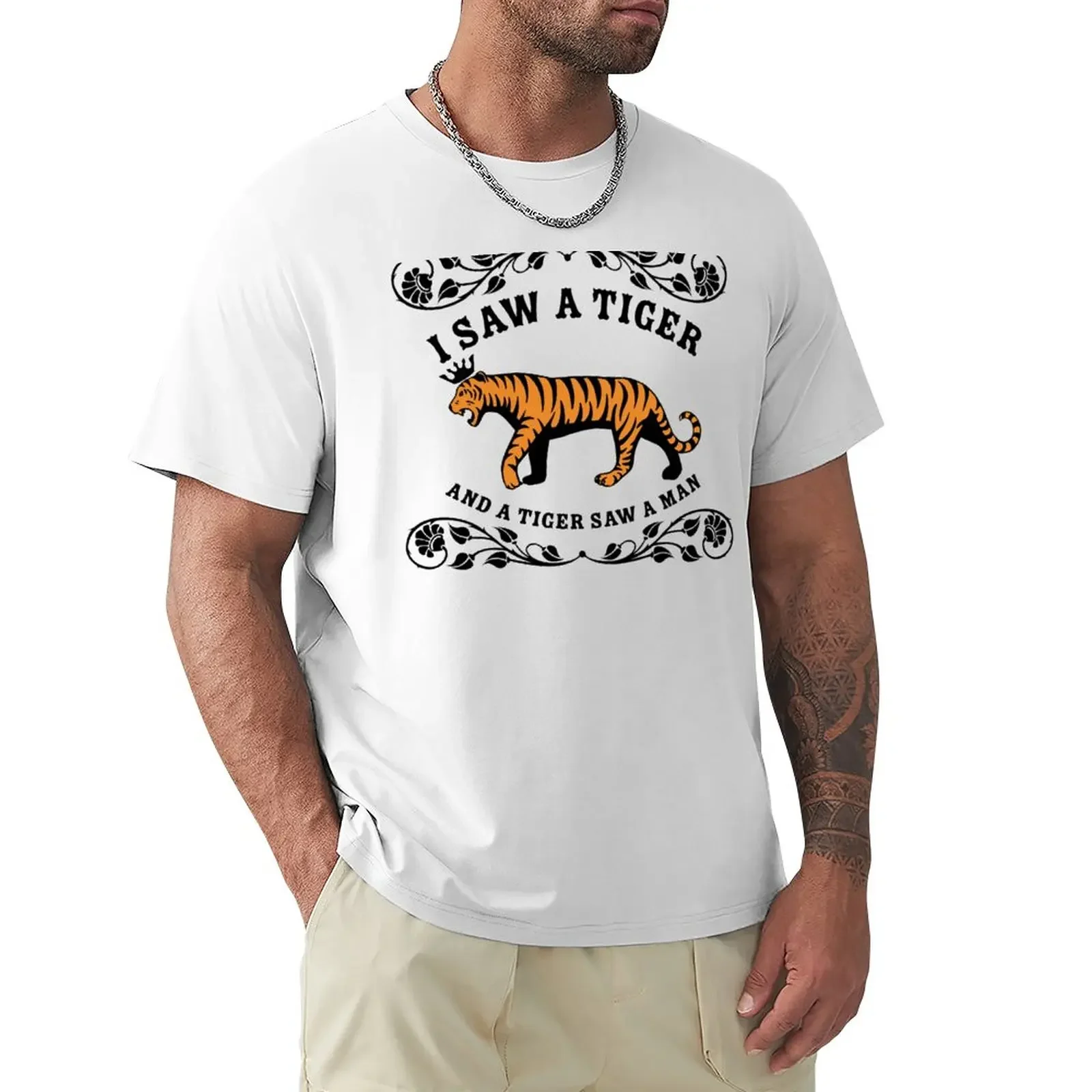 I Saw a Tiger... T-Shirt new edition boys animal print customizeds mens t shirt
I Saw a Tiger... T-Shirt new edition boys animal print customizeds mens t shirt
