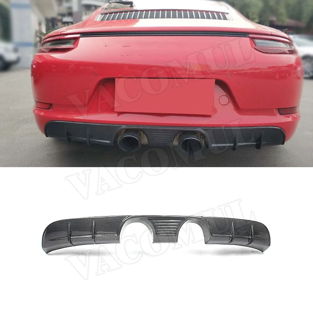Carbon Fiber / FRP Rear Bumper Lip Diffuser Spoiler fit for Porsche Carrera 911 991.2 2015-2018 Middle Outlet Exhaust Diffuser
Carbon Fiber / FRP Rear Bumper Lip Diffuser Spoiler fit for Porsche Carrera 911 991.2 2015-2018 Middle Outlet Exhaust Diffuser
