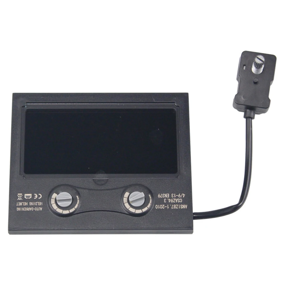 1pc Solar Panel Welder Helmet Eyes Lens Filter Auto Darkening Soldering Lens 5 Levels Adjustable Sensitivity 110*90*9.7mm
1pc Solar Panel Welder Helmet Eyes Lens Filter Auto Darkening Soldering Lens 5 Levels Adjustable Sensitivity 110*90*9.7mm