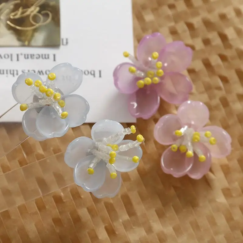DIY Jewelry Findings 10pcs 25*25mm Handmade Woven Crochet Acrylic Flower Craft Ornament Accessories Floral Patch Stickers 
DIY Jewelry Findings 10pcs 25*25mm Handmade Woven Crochet Acrylic Flower Craft Ornament Accessories Floral Patch Stickers