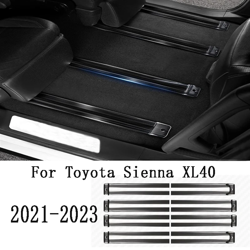 For Toyota Sienna XL40 2023 2022 2021 Car Moulding Accessories Stainless Steel Rear Seat Track Path Slide Rail Frame Cover Trims
For Toyota Sienna XL40 2023 2022 2021 Car Moulding Accessories Stainless Steel Rear Seat Track Path Slide Rail Frame Cover Trims