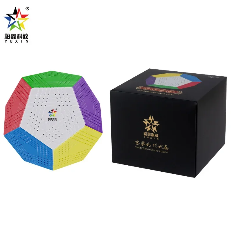 

Yuxin Huanglong 7x7 Teraminx 9x9 Megaminx Speed Cube Magic Cube Abnormity Color High Order High Difficulty Educational Toys