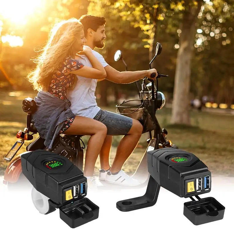 

Electric Vehicle Mobile Phone Charger Qc3.0 Fast Charging 20-80V Pedal Battery Car Usb Conversion Interface USB C bike Charger