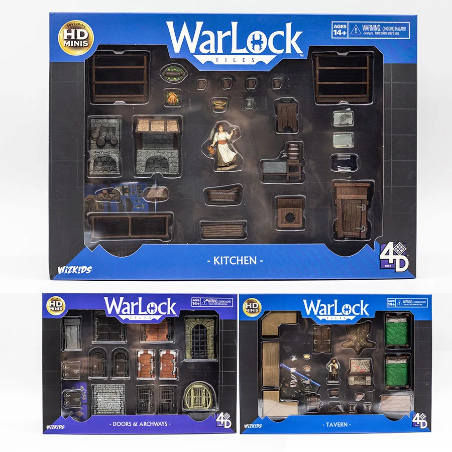 

Warlock аксессуары для плитки Wizkidz миниатюрные двери арки кухня Tarven настольные игры игрушка Хобби Коллекционные Предметы детские подарки