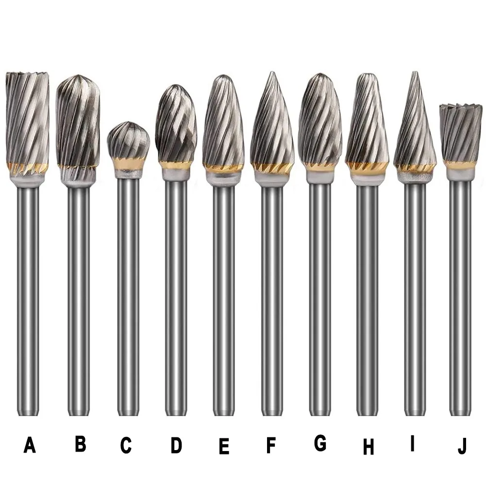 1pc 3mm Shank Tungsten Steel Solid Carbide Burrs Milling Cutter Rotary Tool Burr For Wood Stone Carving Steel Metal WookWorking
1pc 3mm Shank Tungsten Steel Solid Carbide Burrs Milling Cutter Rotary Tool Burr For Wood Stone Carving Steel Metal WookWorking
