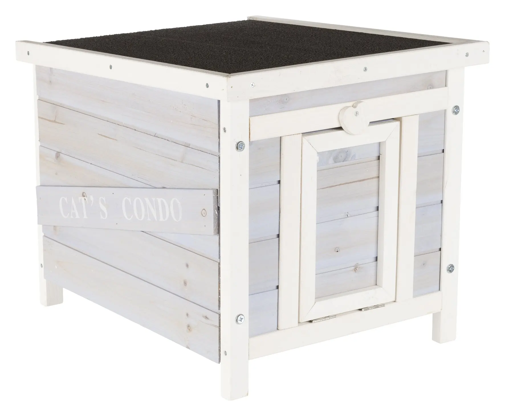 Single Weatherproof Small Outdoor Pet Home - Cat House, Rabbit House, Shelter for Feral Cats or Small Animals
Single Weatherproof Small Outdoor Pet Home - Cat House, Rabbit House, Shelter for Feral Cats or Small Animals