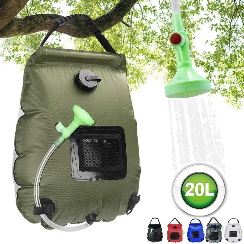 Water Bags 20L Outdoor Camping Hiking Solar Shower Bag Heating Camping Shower Climbing Hydration Bag Hose Switchable Shower Head
Water Bags 20L Outdoor Camping Hiking Solar Shower Bag Heating Camping Shower Climbing Hydration Bag Hose Switchable Shower Head