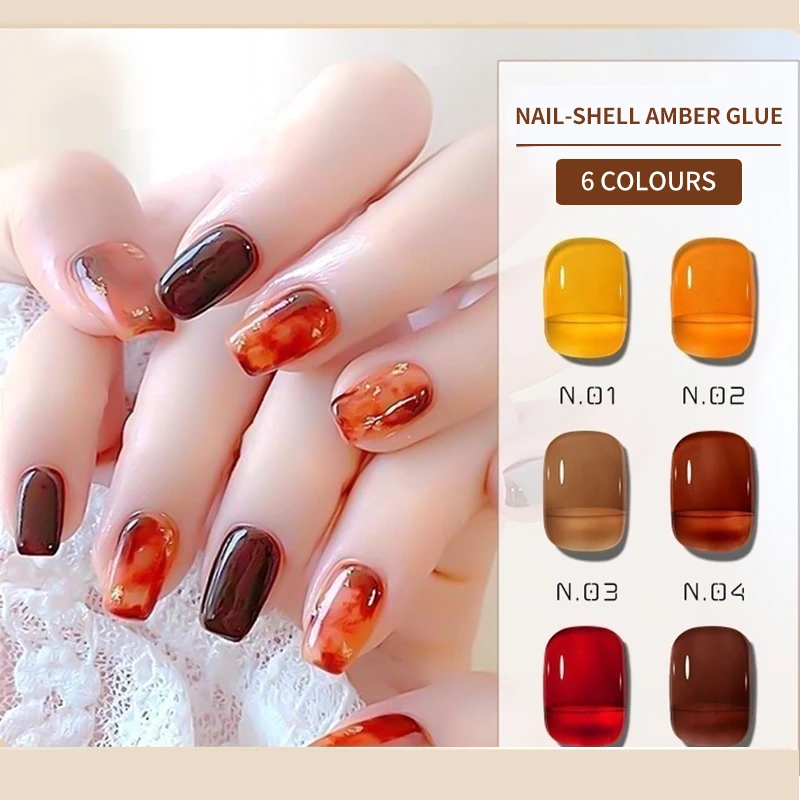 5g/Jar Nail Art Amber Gel No Wipe Painting Gel Varnish Nail-Shell Amber Glue Soak Off Nail Art UV Gel Manicure Polish #6 Colors#
5g/Jar Nail Art Amber Gel No Wipe Painting Gel Varnish Nail-Shell Amber Glue Soak Off Nail Art UV Gel Manicure Polish #6 Colors#