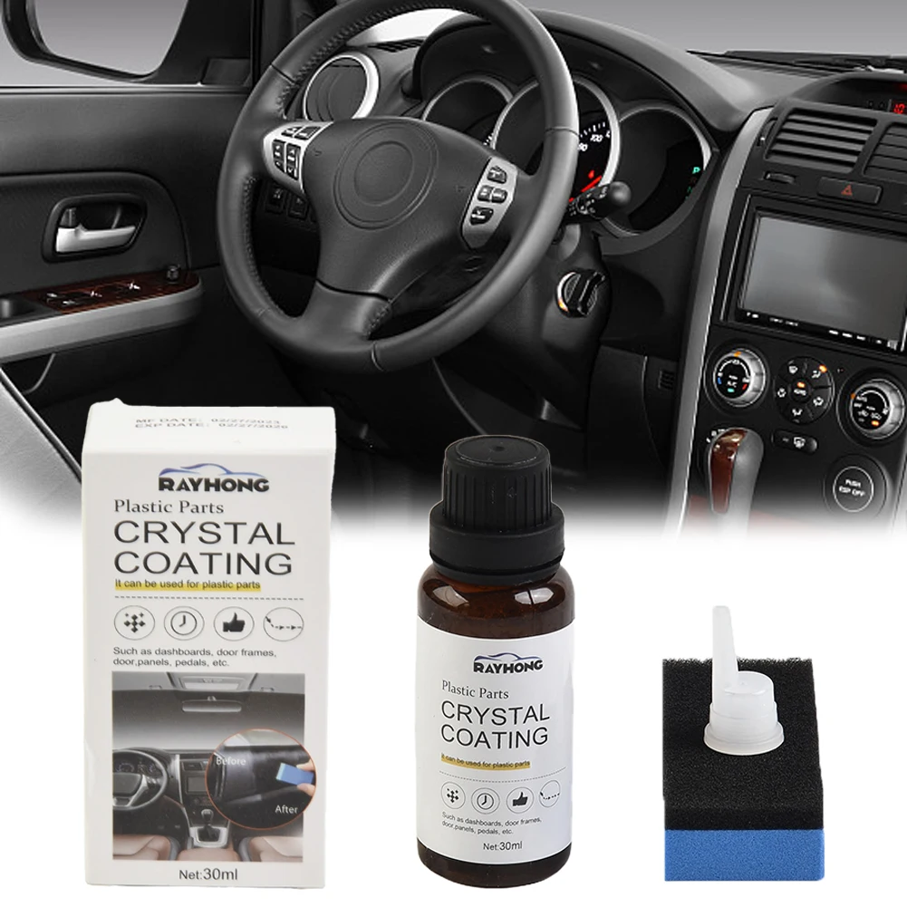 30ml Plastic Refurbished Cars Plating Crystal Refresher Agent Interior Cleaning Dust Varnish Dashboard Seat Maintenance Set
30ml Plastic Refurbished Cars Plating Crystal Refresher Agent Interior Cleaning Dust Varnish Dashboard Seat Maintenance Set