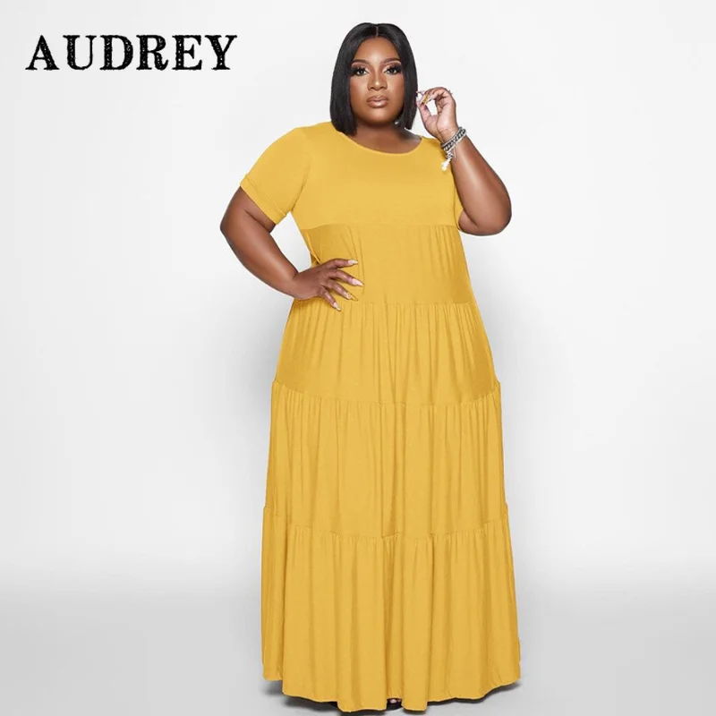 Casual Plus Size Mixi Dress Fashion Chic Ruched Party Ladies Dresses for Women 2023 Female Large Sizes Summer Vestidos Elegant
Casual Plus Size Mixi Dress Fashion Chic Ruched Party Ladies Dresses for Women 2023 Female Large Sizes Summer Vestidos Elegant