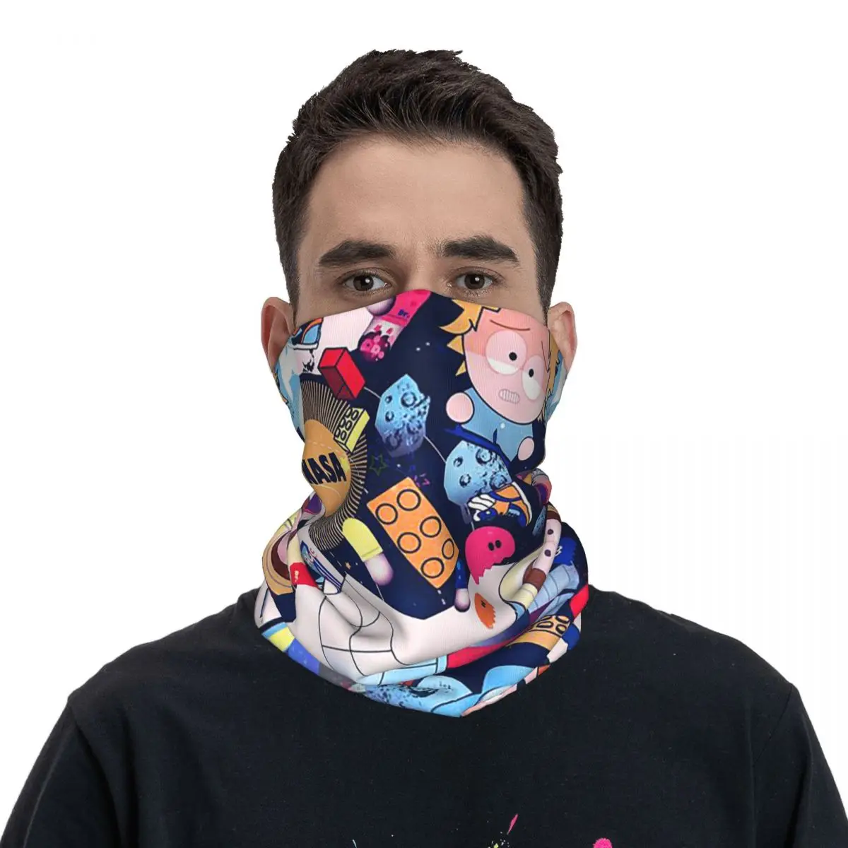 

Southpark Cute Cartoon Bandana Neck Gaiter Printed Face Scarf Multi-use Headband Fishing for Men Women Adult Windproof