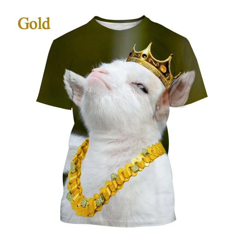Men's sheep T-Shirt Fashion 3d Printed T Shirt Animal Pattern Short Sleeved Oversized Streetwear Tees Summer Casual Mens Tops
Men's sheep T-Shirt Fashion 3d Printed T Shirt Animal Pattern Short Sleeved Oversized Streetwear Tees Summer Casual Mens Tops