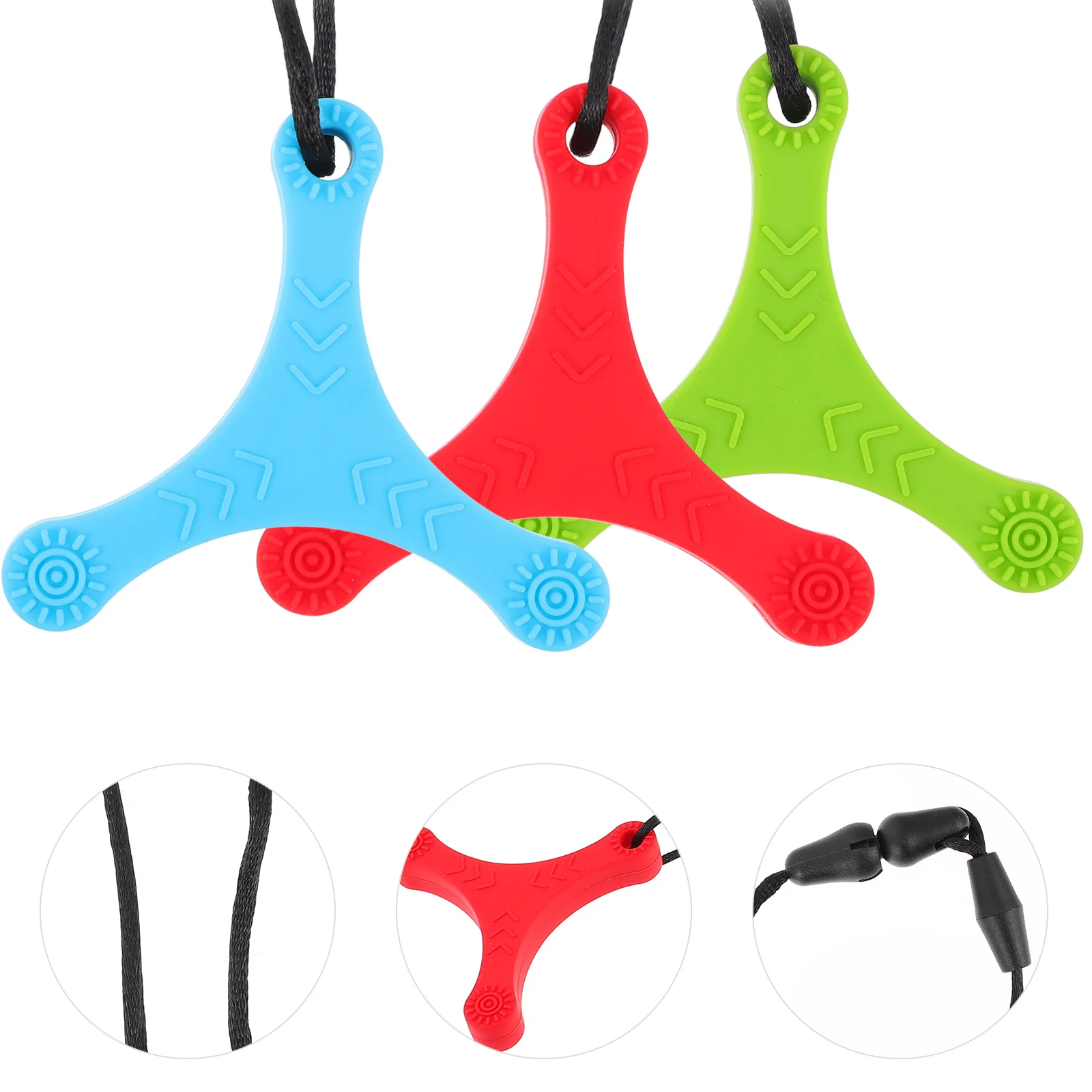 3 Pcs Chokers for Kids Newborn Teether Toy Silicone Pendant Necklace Autism Sensory Chew Stim Baby
3 Pcs Chokers for Kids Newborn Teether Toy Silicone Pendant Necklace Autism Sensory Chew Stim Baby